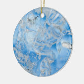 Cool Blue Iceberg Keramisch Ornament (Links)