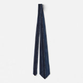 Cool Blue Jean Stripe Cravate (Dos)