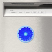 Cool Blue Marigold Magnet (In Situ (Lave-vaisselle))