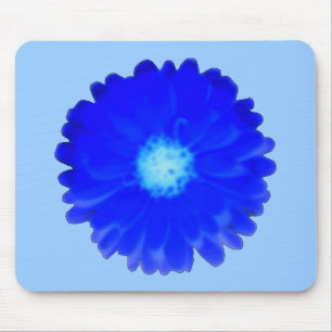 Cool Blue Marigold Mousepad Muismat
