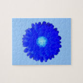Cool Blue Marigold Puzzle (Horizontal)