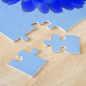 Cool Blue Marigold Puzzle (Côté)