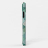Cool Blue Merman Fish Scales Pattern Case-Mate iPhone Case (Achterkant/rechts)