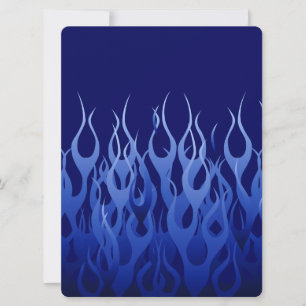 Cool Blue op Blue Racing Flames decoratief