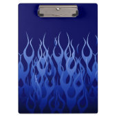 Cool Blue op Blue Racing Flames Klembord (Voorkant)