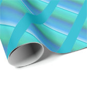 Cool Blue Pattern Cadeaupapier (Rol Hoek)