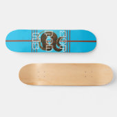 Cool Blue Serpent Design Skateboard pour débutants (Horz)