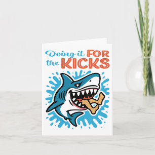 Cool Blue Shark voor Kicks Kaart