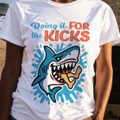 Cool Blue Shark voor vrouwen T-shirt