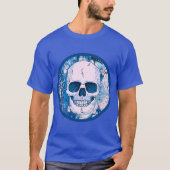 Cool Blue Skull T-shirt (Voorkant)