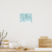 Cool Blue World Poster (Keuken)