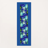 Cool Blue Yoga Mat (Voorkant)