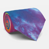 Cool Blues Stropdas Dyed Necktie (Opgerold)