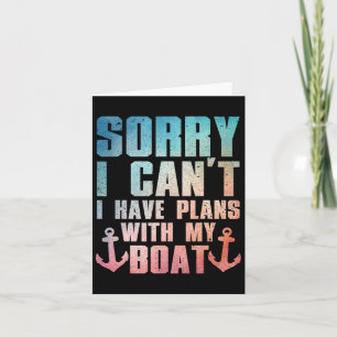 Cool Boat Kapitein Mannen Pontoon Boat Eigenaar Kaart