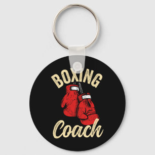 Cool Bokstrainer Rode Handschoenen Kickboksen Kick Sleutelhanger