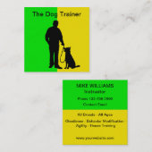 Cool Bold Cartes de visite de formation de chien (Devant / Derrière)