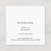 Cool Bold Elegant Rood Goud Wit Coupon (Achterkant)