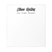 Cool Bold Marker Signature Script Font= Notitieblok (Voorkant)