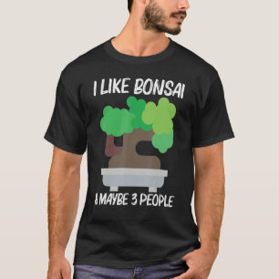 Cool Bonsai voor mannen Plant tuin T-shirt