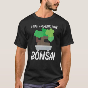 Cool Bonsai voor mannen Plant tuin T-shirt