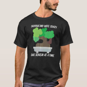 Cool Bonsai voor mannen vader jongens boom plant t T-shirt