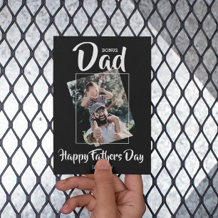 Cool Bonus dad foto Fethers Day Holiday Kaart