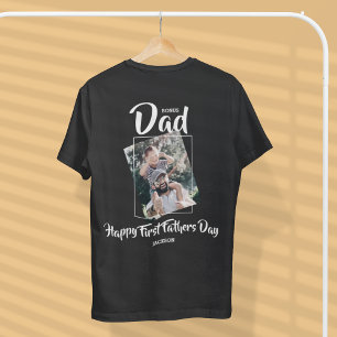 Cool Bonus dad foto Vaderdag T-shirt
