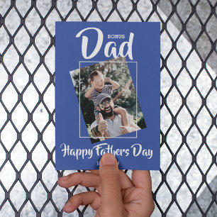Cool Bonus papa photo Carte de vacances Fête d