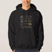 Cool Book Reader Book Reading Library Design Hoodie (Voorkant)