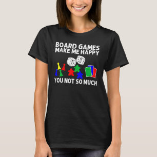 Cool Bordspellen Kunst voor mannen vrouwen Meeple T-shirt