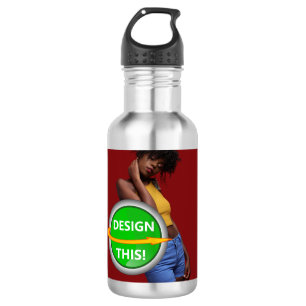 COOL ! Bouteille d'eau (18 oz) Acier inoxydable -