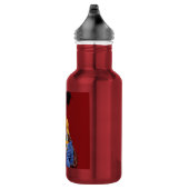 COOL ! Bouteille d'eau (18 oz) Rouge - Custom (Droite)