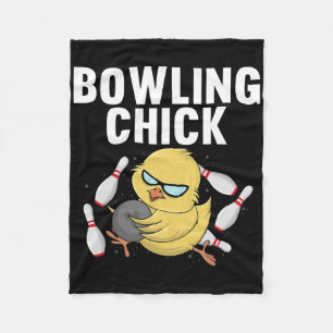 Cool Bowler voor dames en heren dames Bowling Chic Fleece Deken