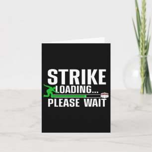 Cool Bowling Art voor mannen Kinder Bowler Bowling Kaart