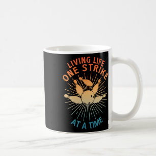 Cool Bowling Art voor mannen vrouwen Kinder Strike Koffiemok