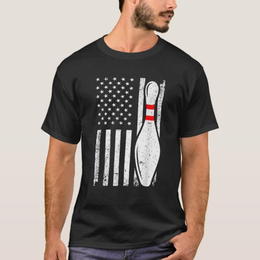 Cool Bowling Design voor mannen Bowler Bowling P T-shirt (Voorkant)