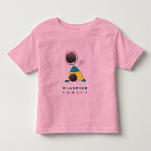 Cool Bowling Kinder Shirts (Voorkant)