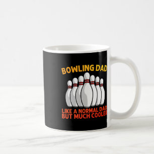 Cool bowling voor papa bowling team sportblad koffiemok