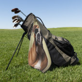 Cool Boxer Dog Golfhanddoek (Groen)