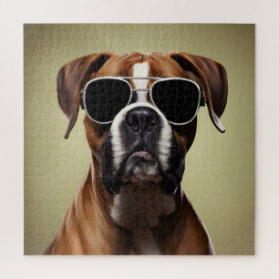 Cool Boxer Dog Legpuzzel