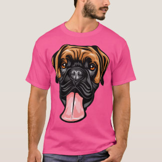 Cool Boxer Hondengezicht T-shirt