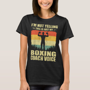 Cool Boxing Coach Voor Mannen Vrouwen Team Boxing T-shirt