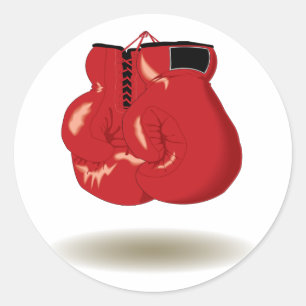 Cool Boxing Emblem Ronde Sticker