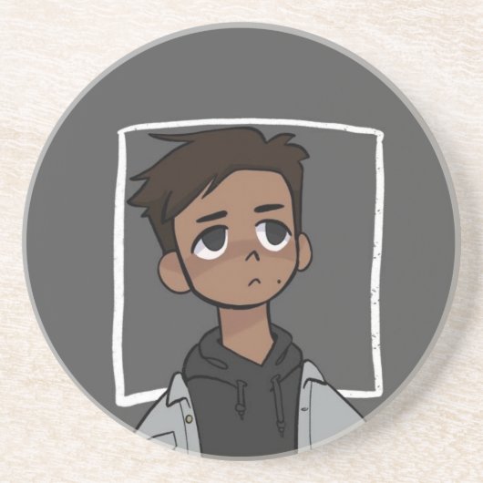 Cool Boy Art Zandsteen Onderzetter (Voorkant)