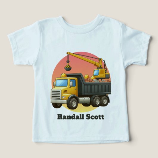 Cool Boys construction customizable  (Design Recto)