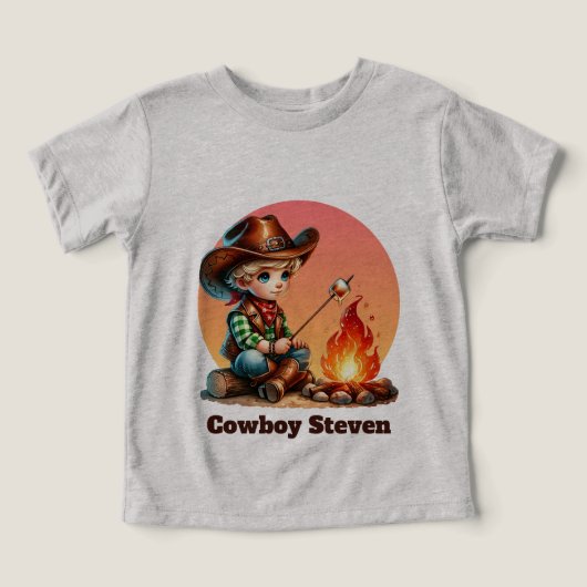Cool boys cowboy customizable (Design Recto)