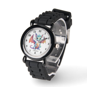 Cool boys dragon naam toevoegen horloge