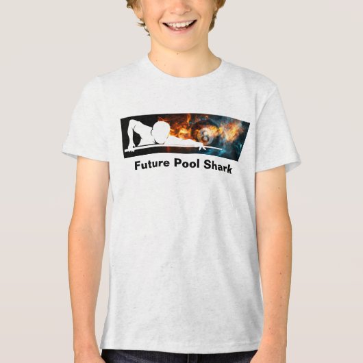 Cool Boys Future Pool Shark Billiards Tshirt (Voorkant)