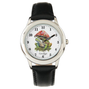 Cool boys kikkerliefhebbers voeg naam toe horloge