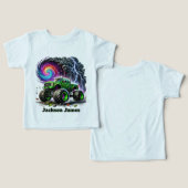 Cool boys monster truck customizable (Design Recto & Verso)